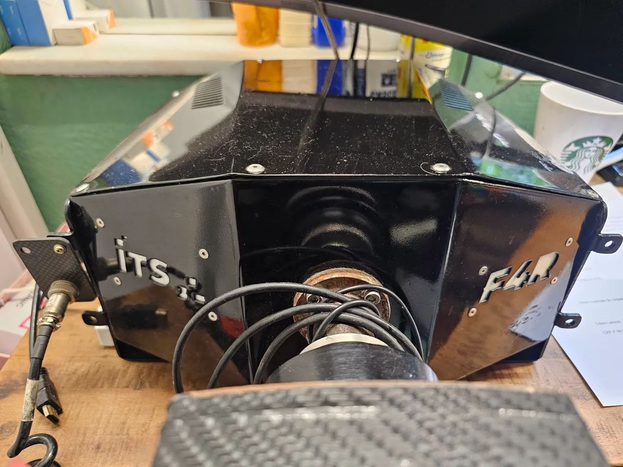 Simulador corrida Direct Drive ITs 3 com volante e pedal - Foto 2