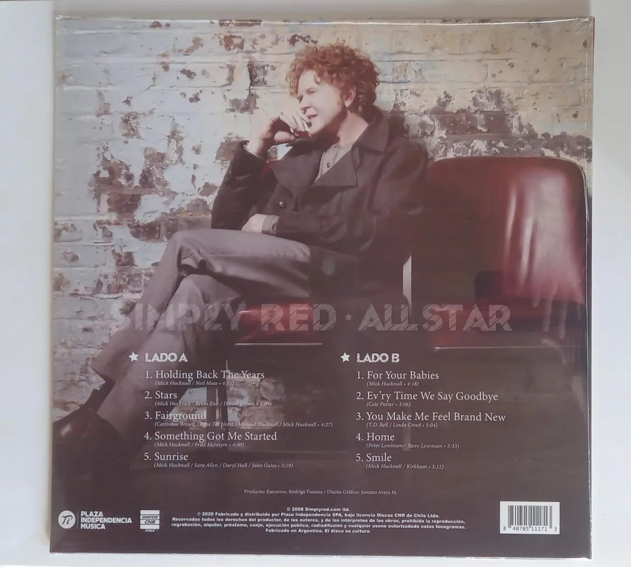Lp Vinil Simply Red All Star Novo Lacrado Importado Argentina  - Foto 2