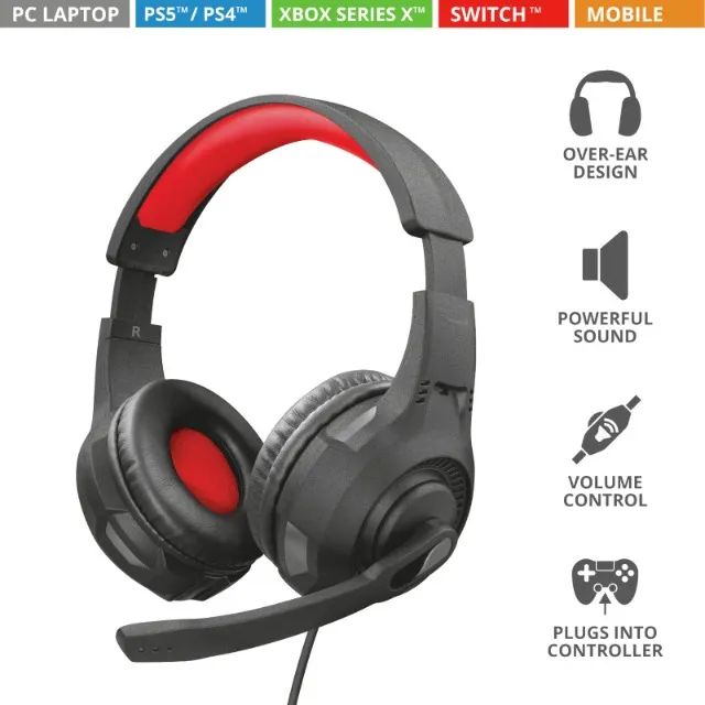 fone headset gamer trust ravu pc celular ps4 ps5 xbox one series x switch - Foto 5