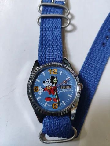 Relógio Citizen Automático Mickey azul