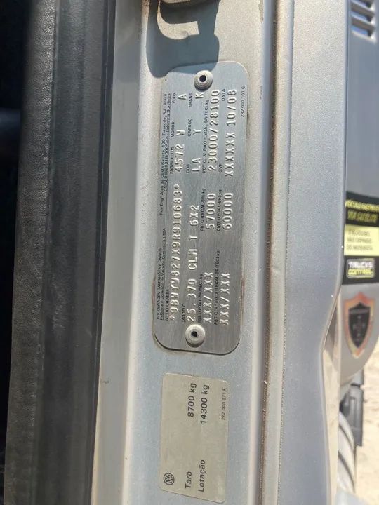 VW 25-370 TRACTOR 6x2 ANO 2009 - Foto 3