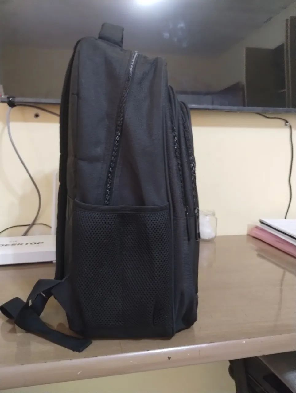 YAMAHA バック Mochila original Yamaha grande com sete compartimentos, - Bolsas