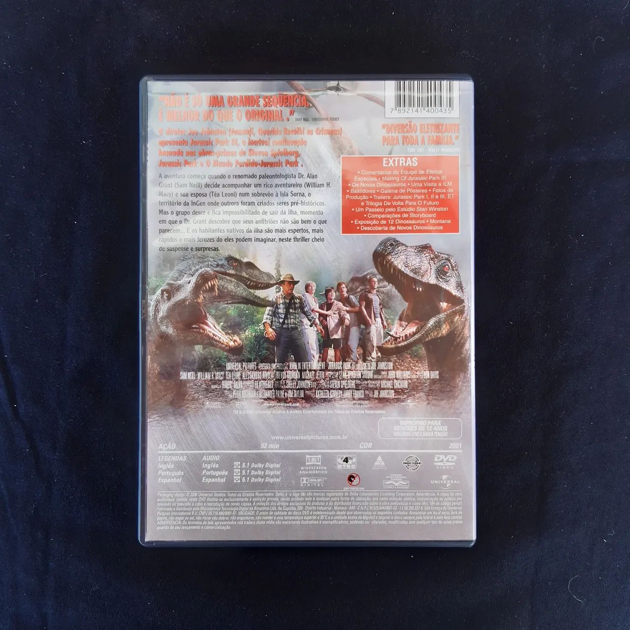 DVD Jurassic Park 3 (2001) - Foto 3