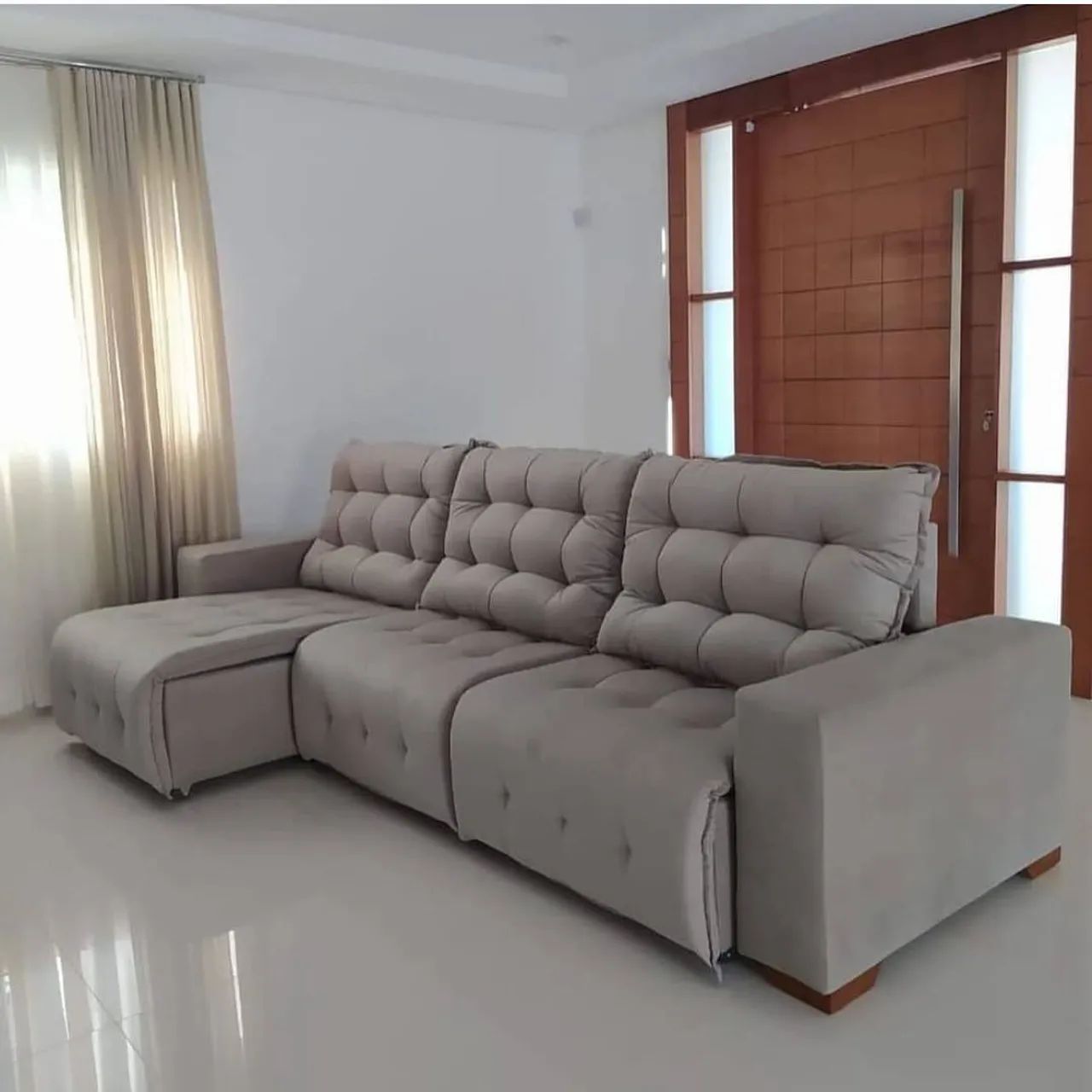 Sofá de Canto Cinza - Conforto e Estilo para sua Sala