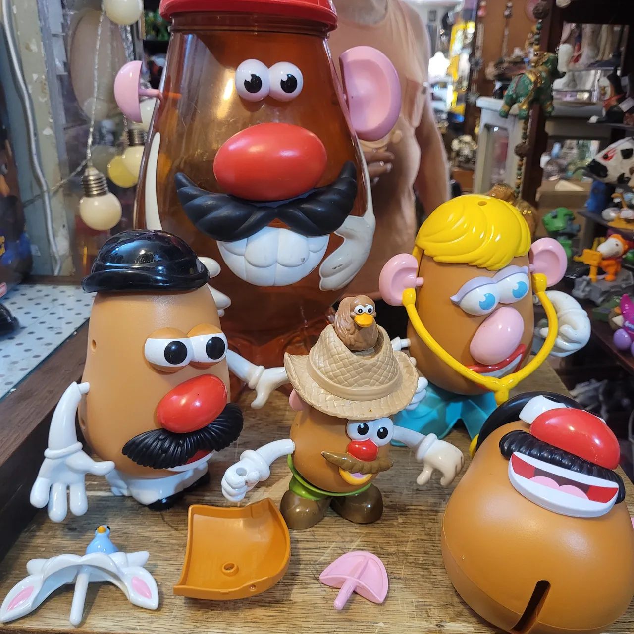 Expositor Mr Potato Grande. Incompleto 