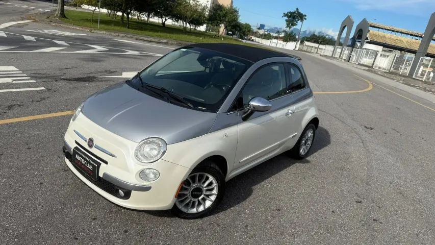 Fiat 500 Cabrio 2014 Automático 6 Marchas Conversível Topp - Foto 2