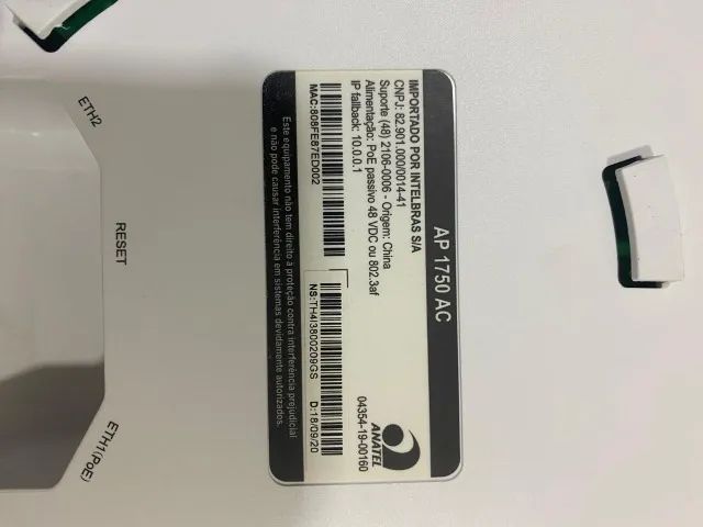 8 Access Points Intelbras AP 1750 AC - Dual Band - PoE - Usados e Funcionando - Foto 4
