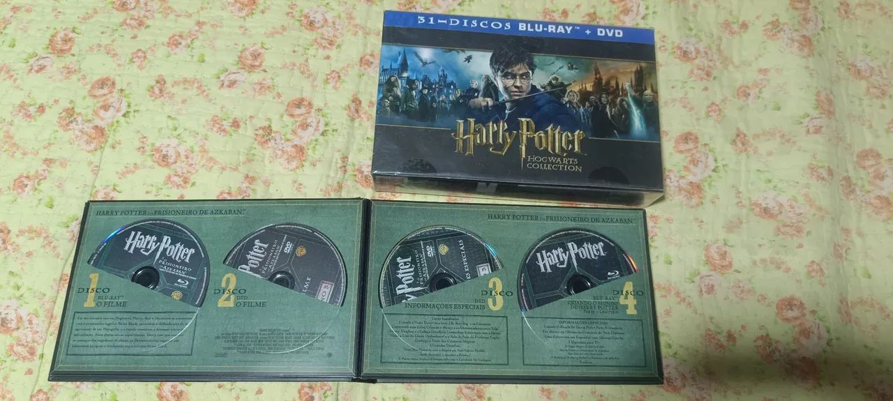 Coleção Harry Potter Hogwarts - Blu-ray + DVD - 31 Discos - Foto 4