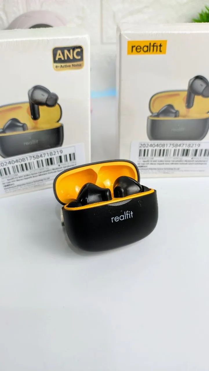 Fone Realfit F3 ANC Bluetooth 5.4 - Preto - Foto 3