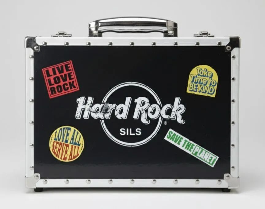 Maleta de Poker Hard Rock Original Importado Raro