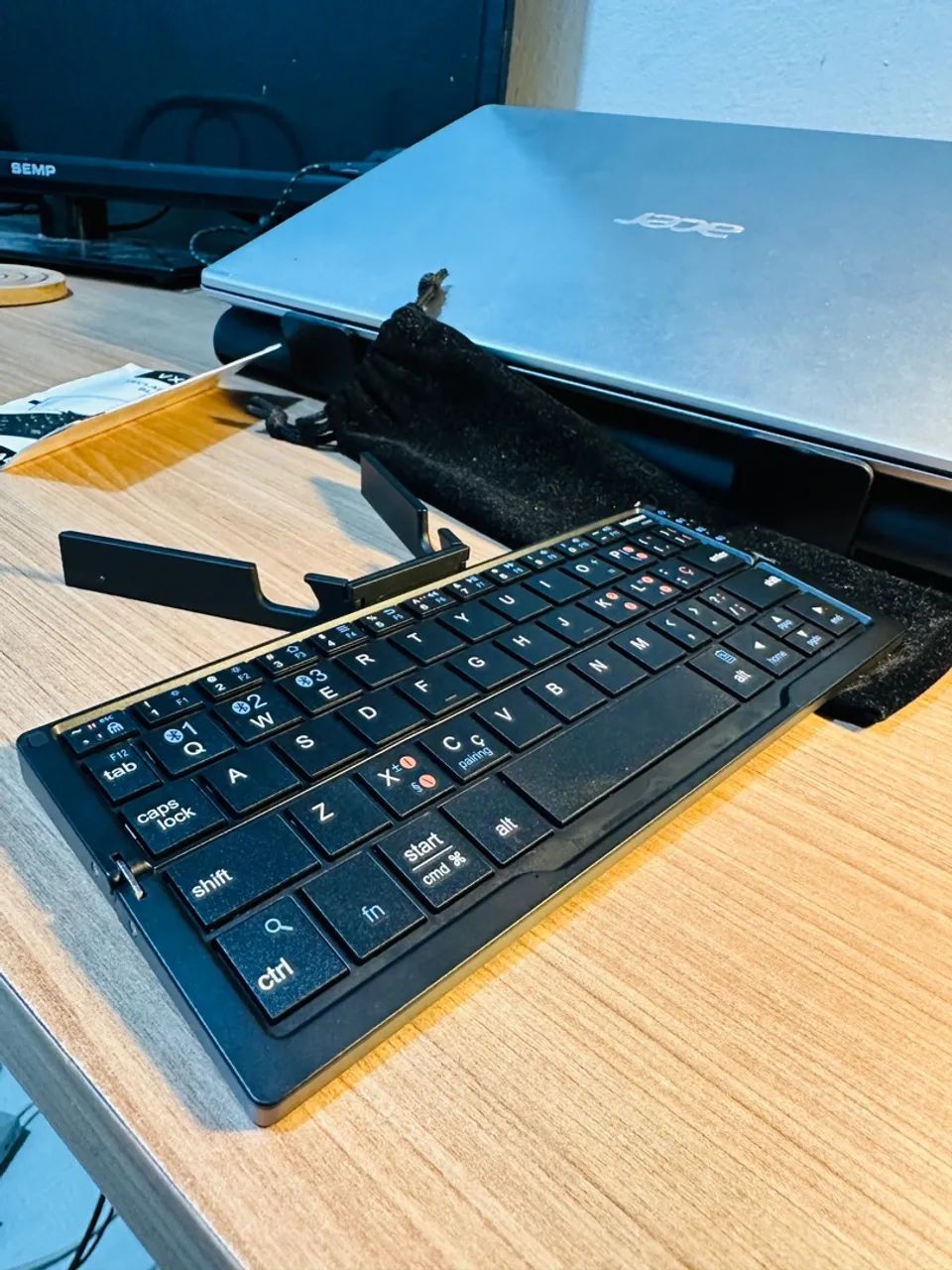 Teclado Bluetooth para Celular e Tablet VX Case - Foto 2