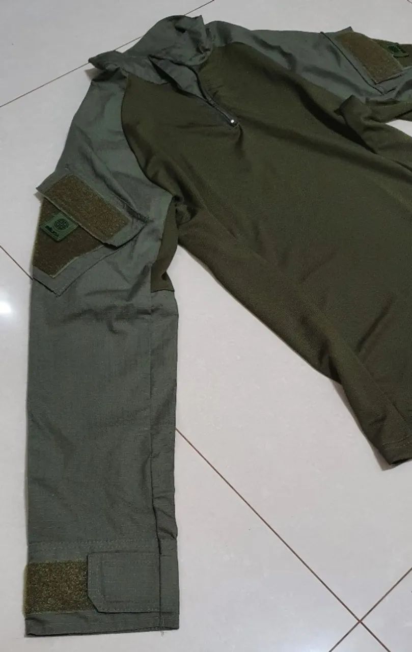 Combat Shirt Masculina Verde Oliva - Foto 4