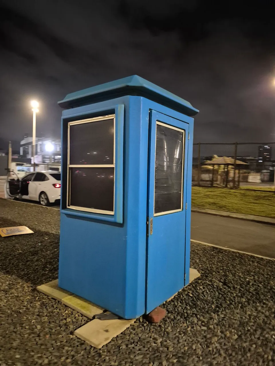 Guarita/Cabine de Segurança Azul
