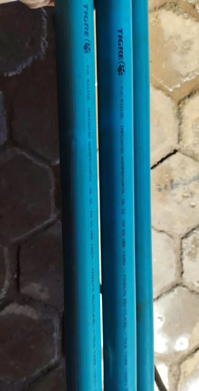 Canos de irrigação TIGRE de cola 32mm, NOVOS - Foto 6