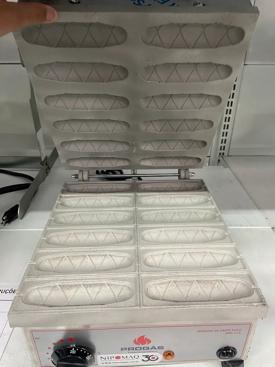 PRK-12 STYLE PRENSA ELÉTRICA CREPS SUÍÇO - PROGAS - Foto 4