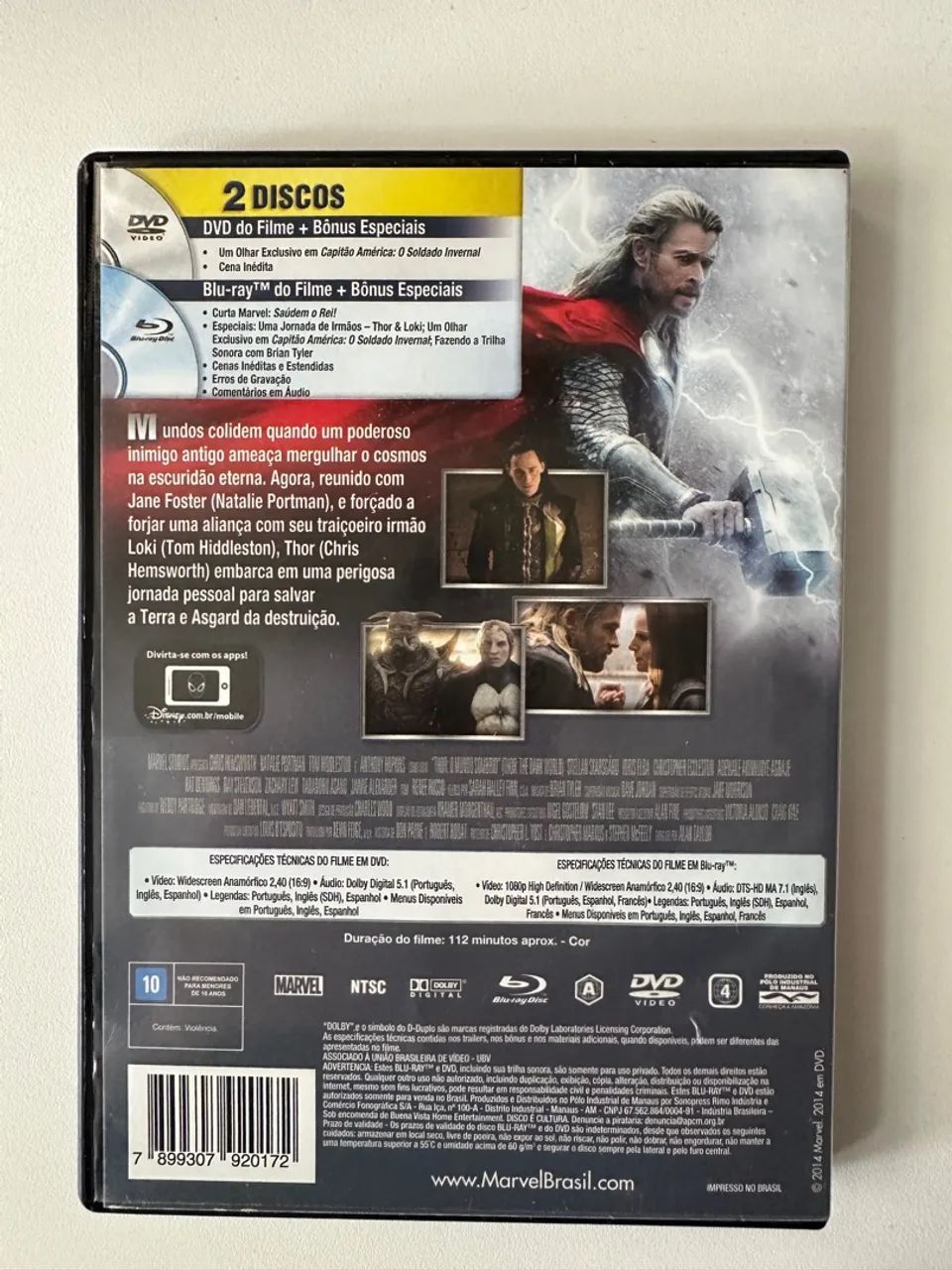 Bluray+ dvds marvel Thor - Foto 3