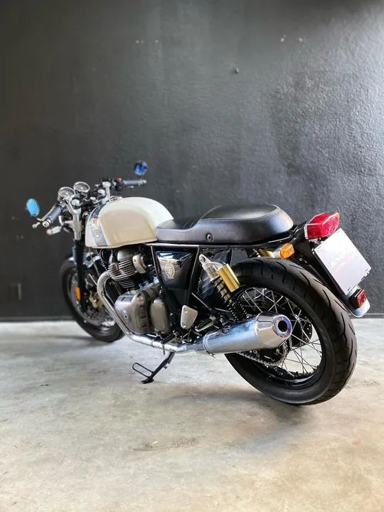 CONTINENTAL GT ROYAL ENFIELD I/ CGT 650 BRANCA 2020/2021 - Foto 4