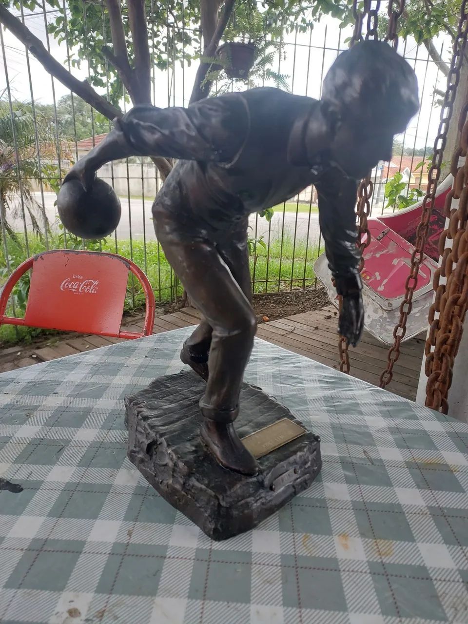 Escultura em bronze