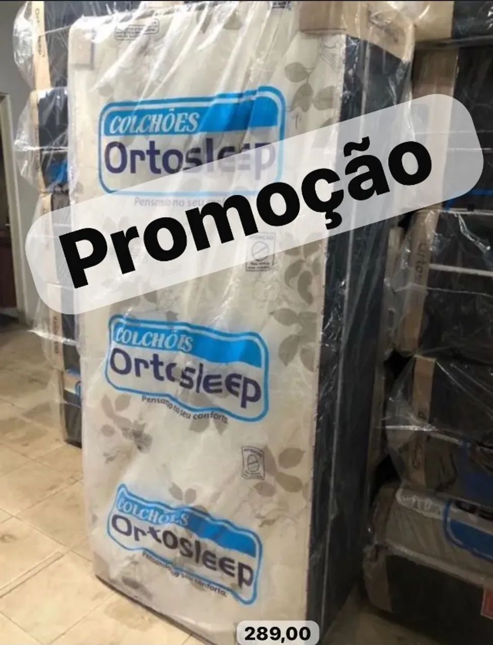 Cama box solteiro e novo
