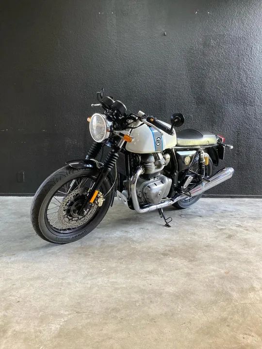 CONTINENTAL GT ROYAL ENFIELD I/ CGT 650 BRANCA 2020/2021 - Foto 2
