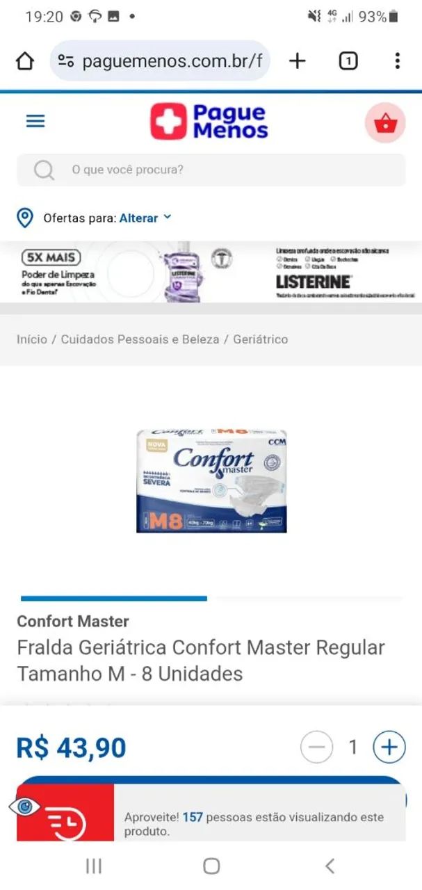 FRALDA GERIATRICA TUDO POR 70,00 - Foto 2