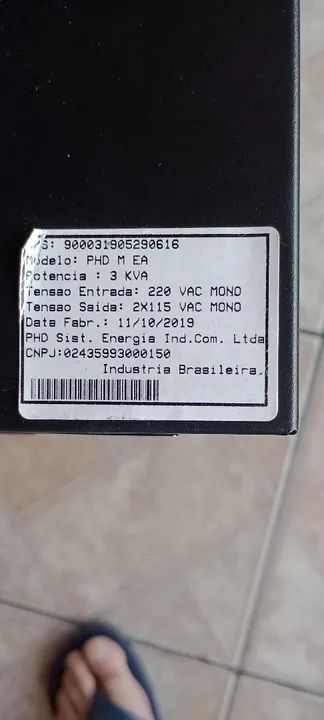 Nobreak PHD MEA 3 KVA