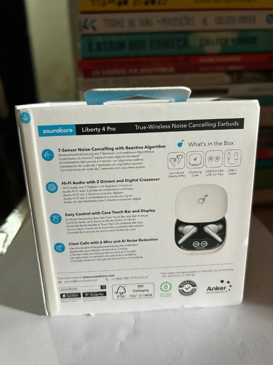 Fone Liberty 4 Pro Branco Lacrado - Foto 2
