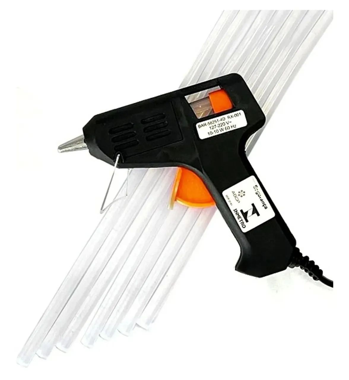 Kit Pistola Cola Quente + 7 Bastões Bivolt 110 220v - Foto 2