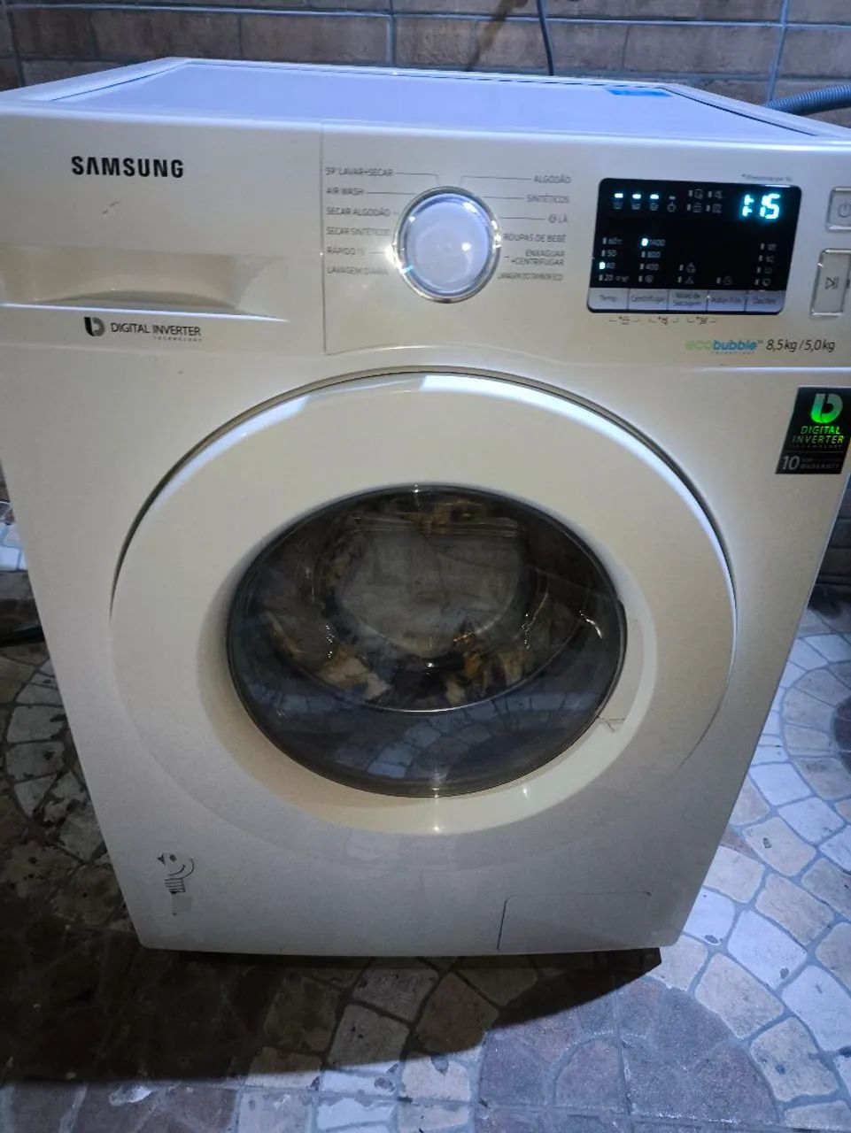 Máquina de Lavar e Secar Samsung 8,5kg EcoBubble - Foto 3