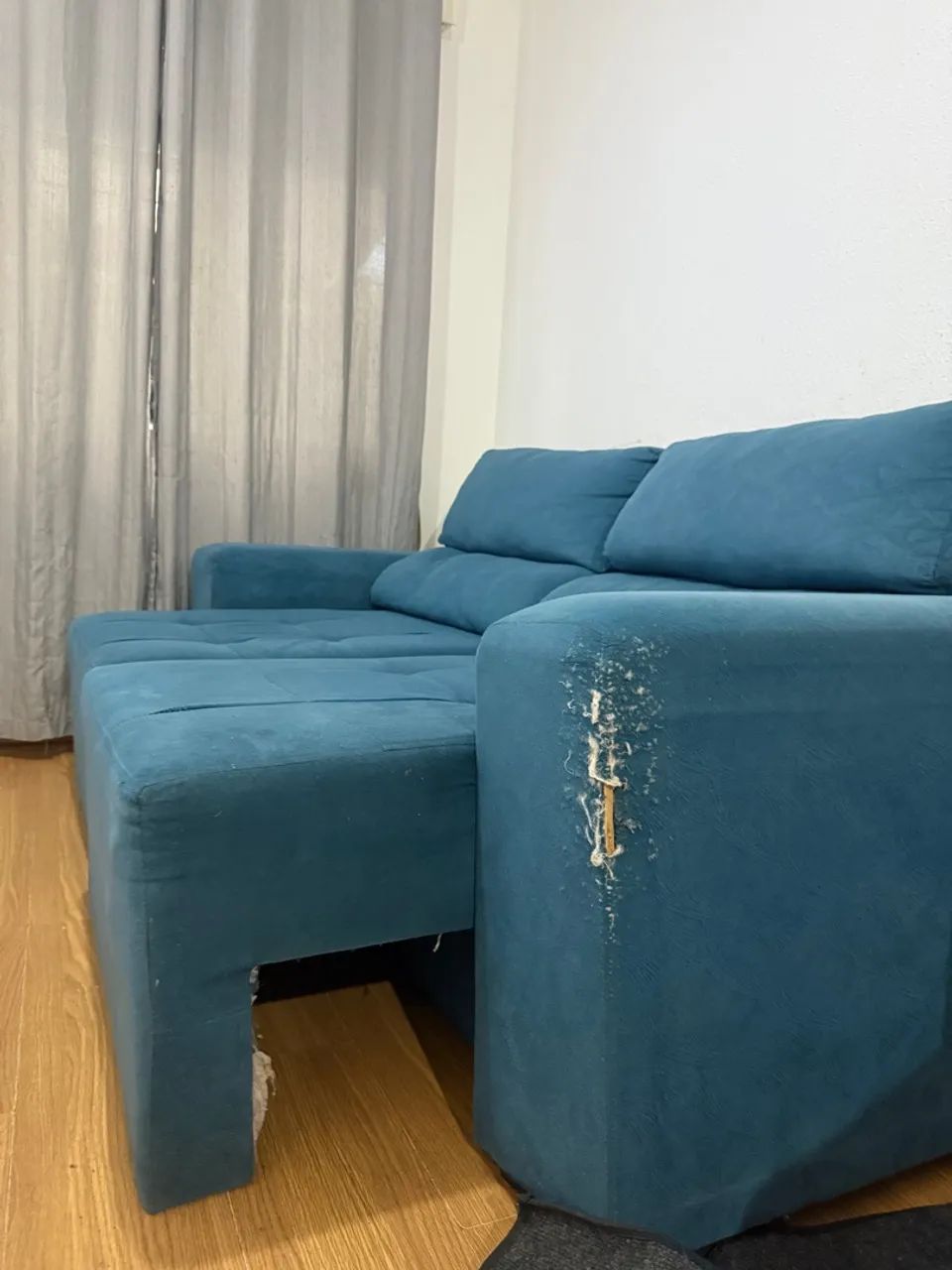 Sofá retratil Azul - Conforto e Estilo! - Foto 2