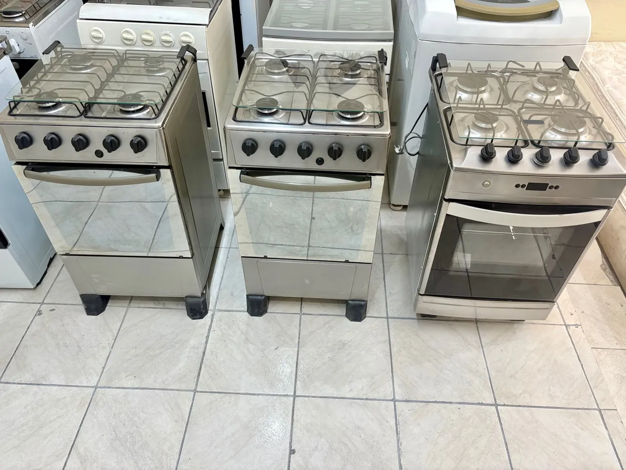 Fogão 4 bocas inox , fogão para apartamento