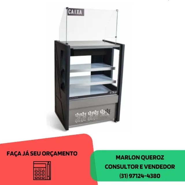 Balcão Caixa 80CM com Gaveta Nova