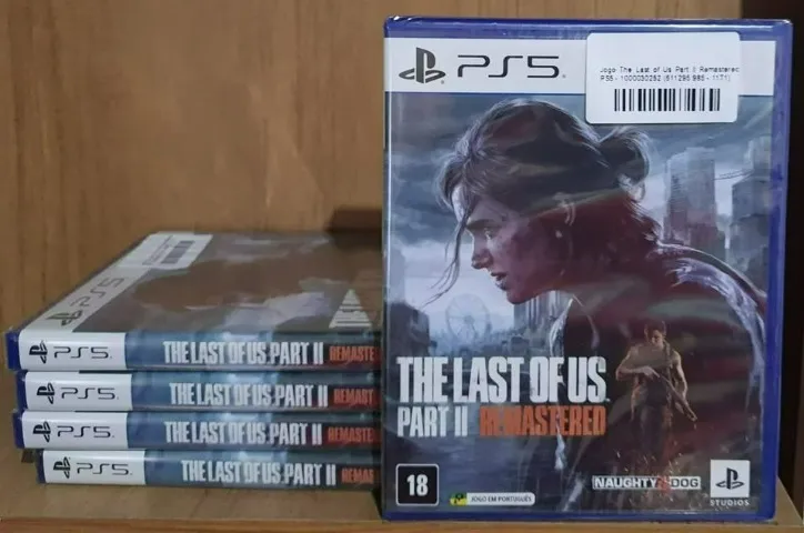 the last of us part 2 remastered ps5 novo lacrado aceito cartao e analiso trocas