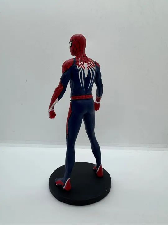 Estátua Homem-Aranha Advanced Suit Resina - Boneco Colecionável Marvel - Foto 5