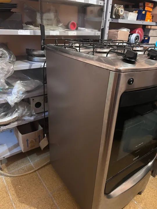 Fogão Inox 4 bocas Consul  - Foto 5