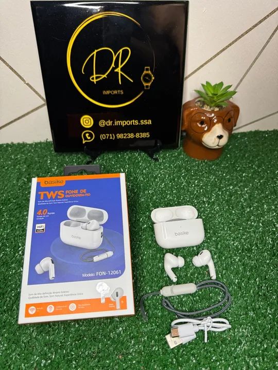 Fones de Ouvido Bluetooth TWS Basike - FON-12061