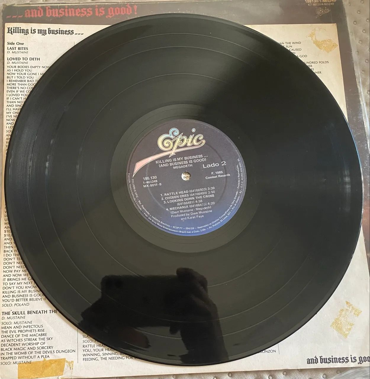 Lp Megadeth - Killing is my business ? - Foto 4
