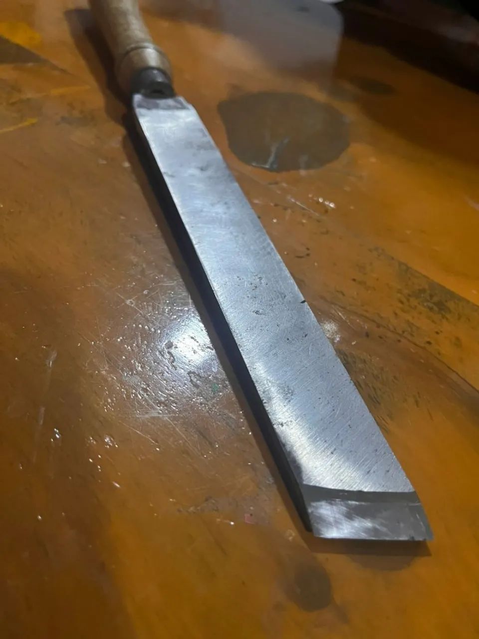 Formão antigo para torno