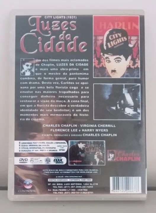 DVD Luzes da Cidade - Foto 2