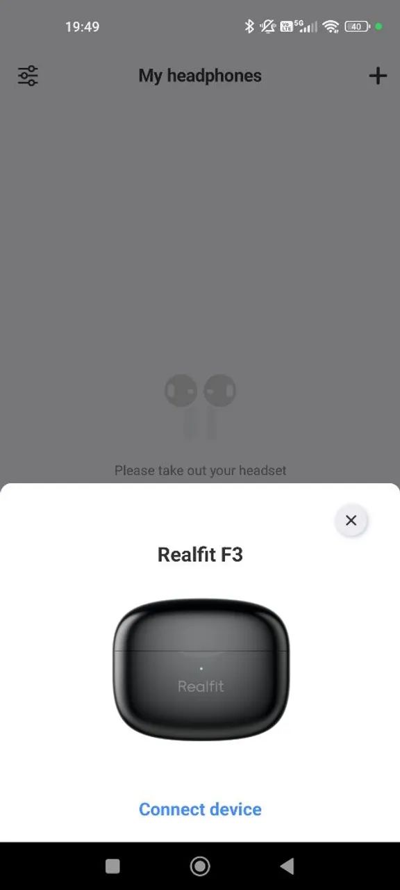 Fone Realfit F3 ANC Bluetooth 5.4 - Preto - Foto 4