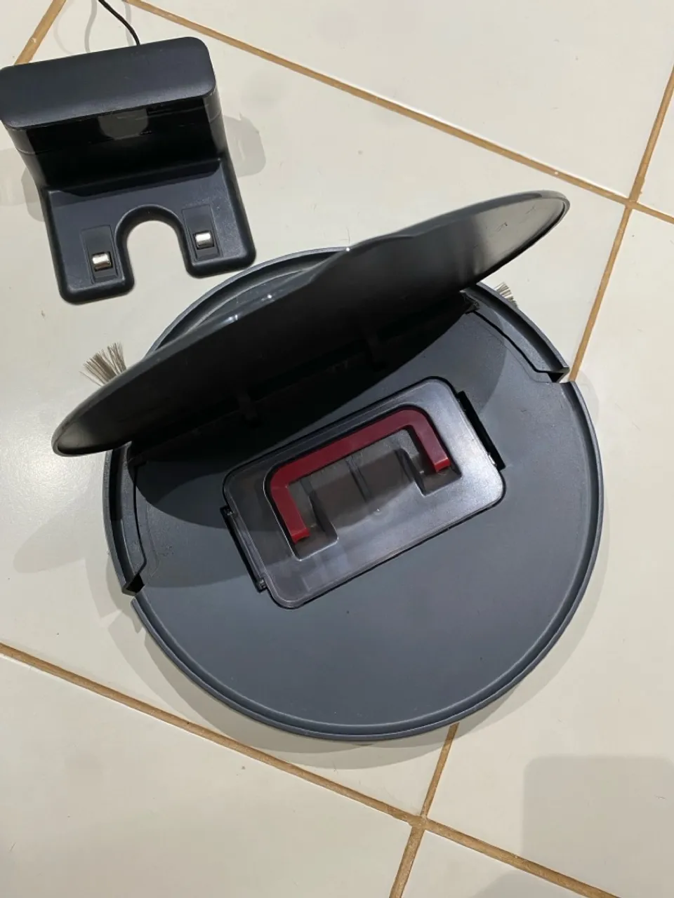 Aspirador de Pó Robô com Base de Carregamento