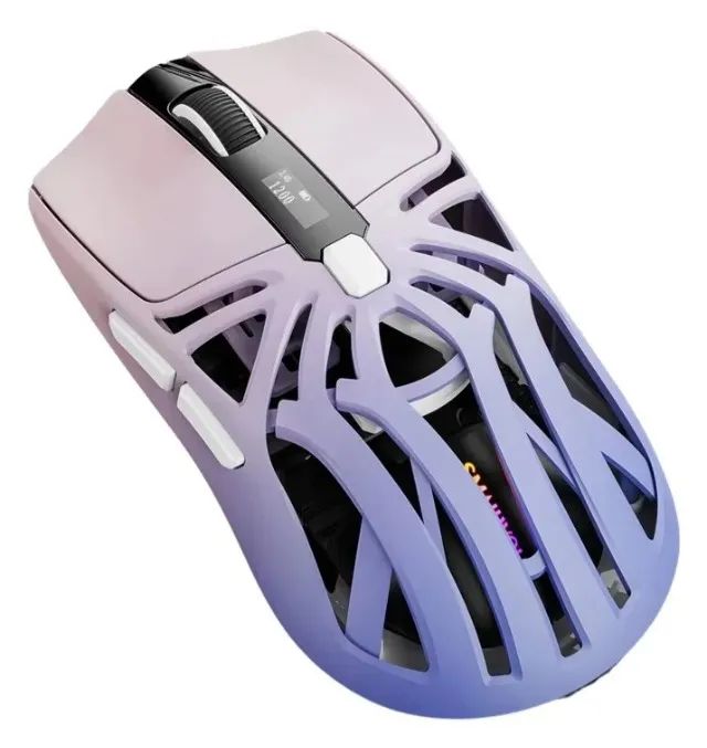 Mouse Gamer Rgb Sem Fio Smailwolf Rs8 Bluetooth E 2.4g Violeta