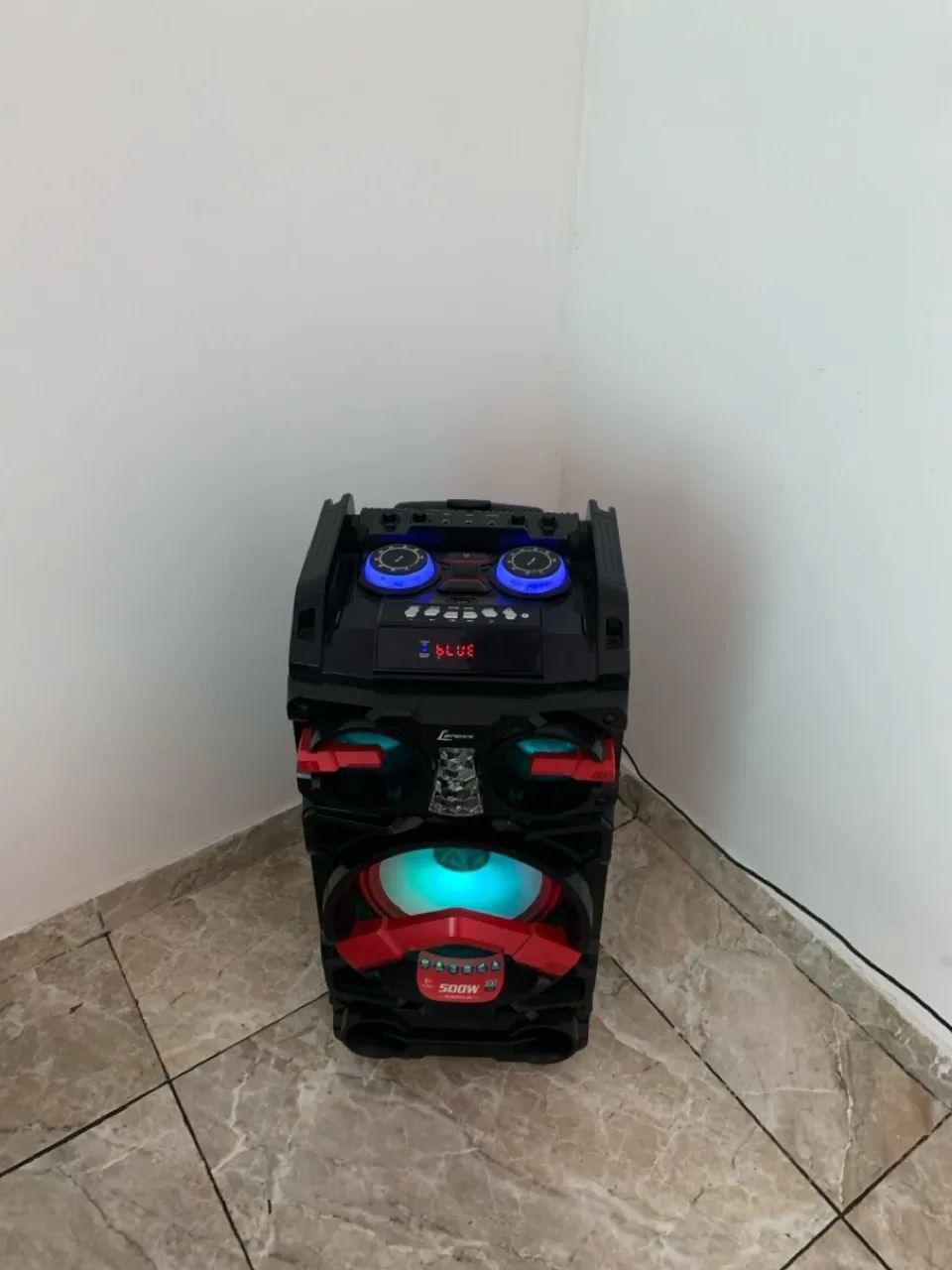 Caixa de Som Lenoxx 500W - Potente e com Iluminação! - Foto 5