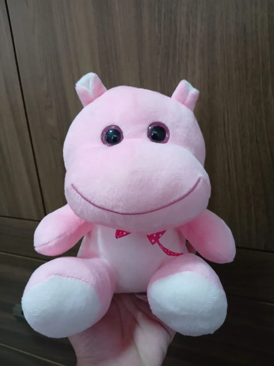 Pelúcia de Hipopótamo Rosa