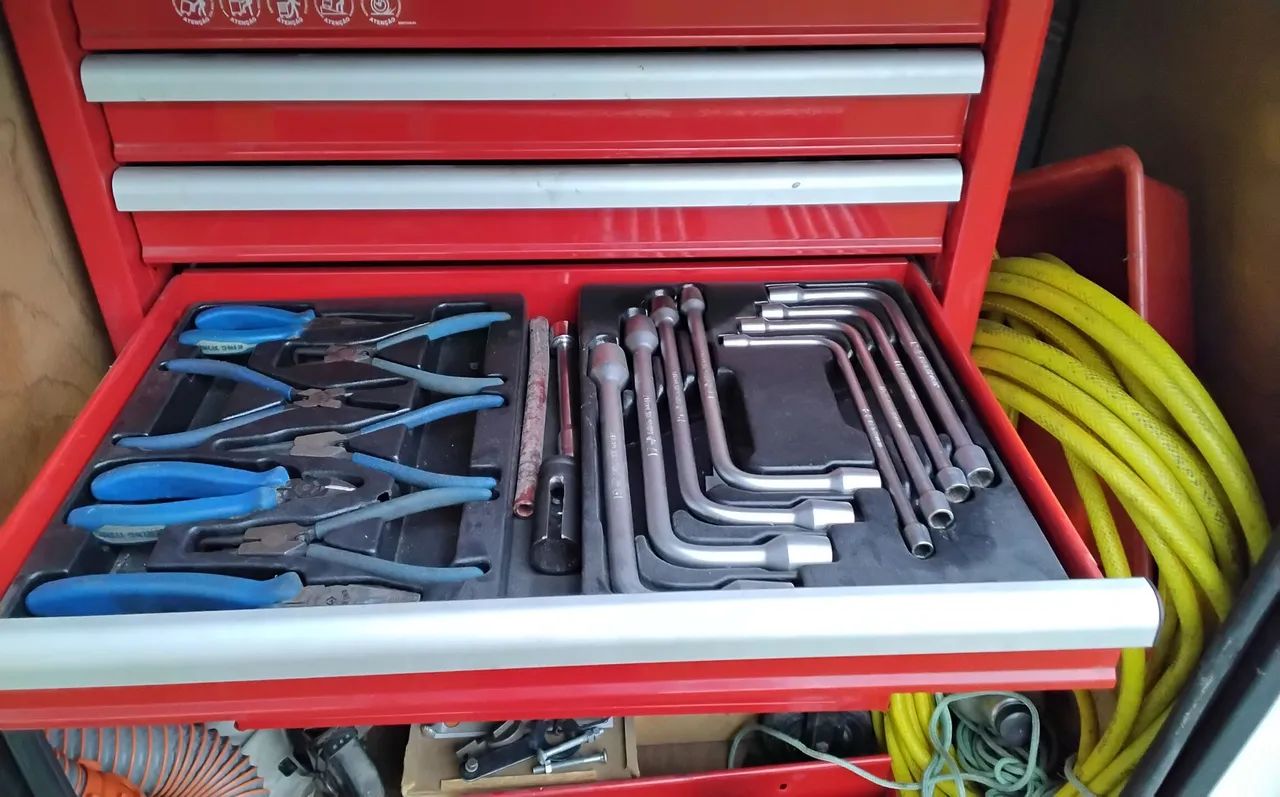 Bancada de ferramentas completíssima importada da marca king tony - Foto 4