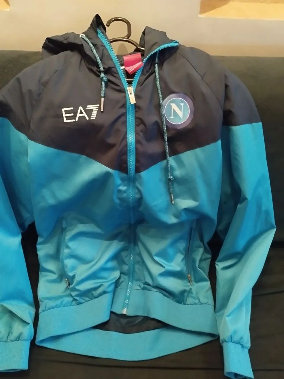 Jaqueta de Windbreaker do Napoli 1ª Linha