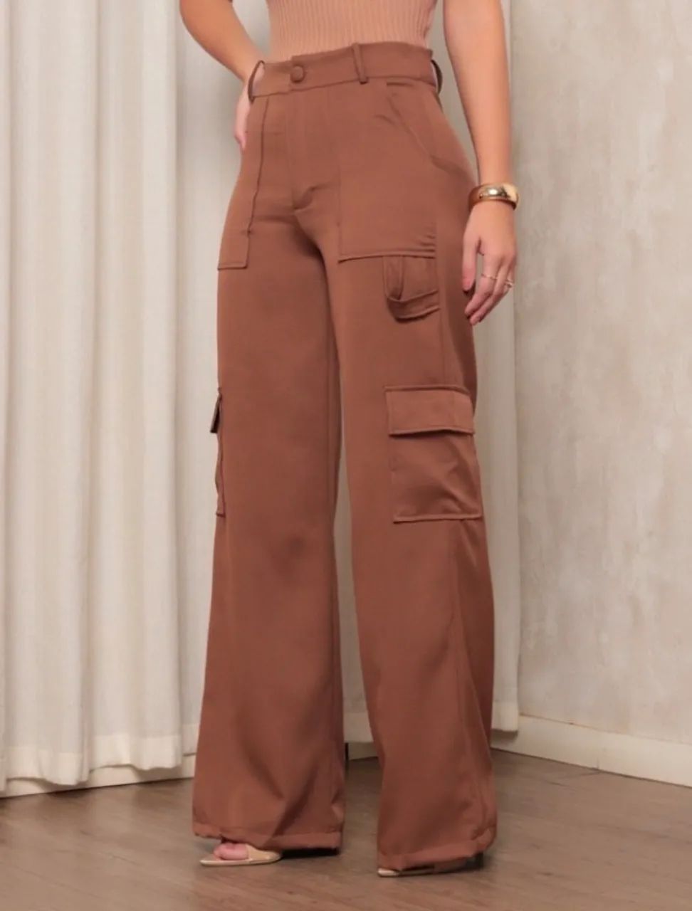 Calça Cargo Azul Marinho M