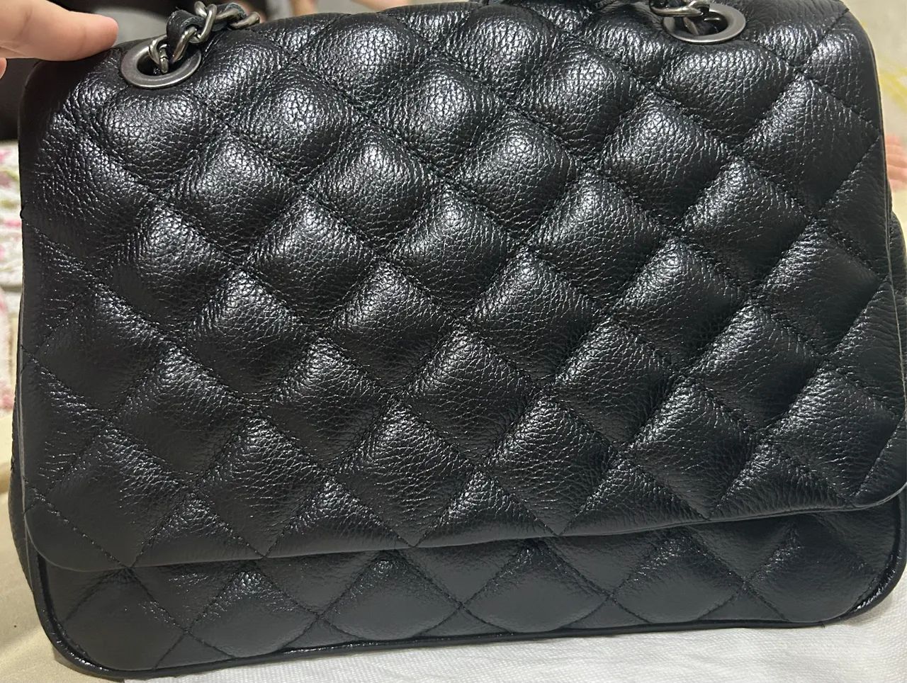 Bolsa de couro legítimo 