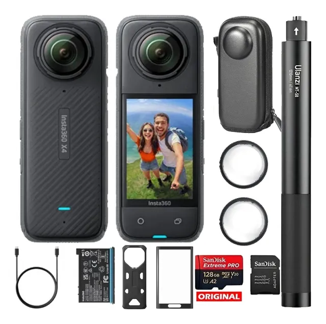 Câmera De Ação Insta360 X4 8k Envio Imediato No Brasil + Nf