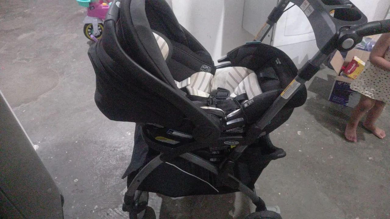 Carrinho de Bebê com Assento para Carro - Foto 2